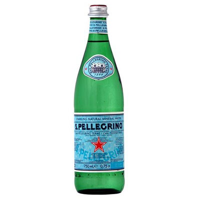 San Pellegrino 0.75 литра, газ, стекло