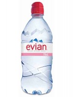 Evian 0,75 л., Спорт, ПЭТ (6 шт.)