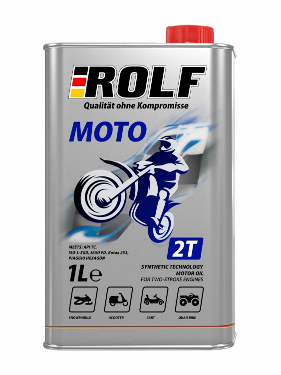 Масло моторное ROLF MOTO 2T 1л