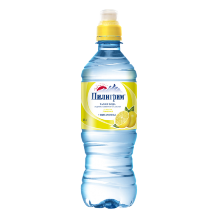 Пилигрим спорт лимон 0,5 л. без газа (8 шт.)