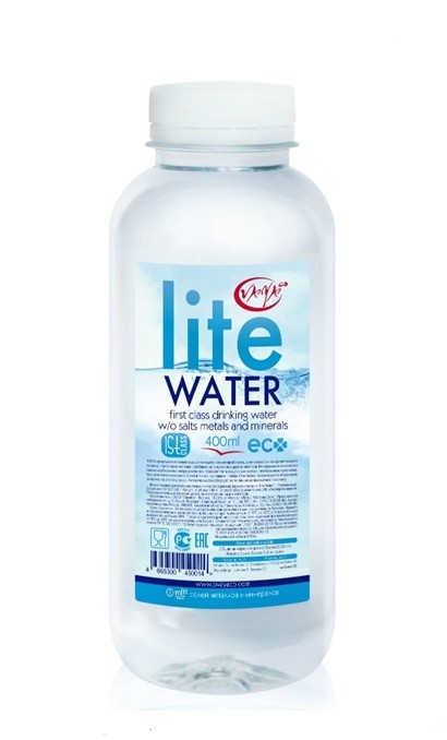 Вода пит. Легкая вода (Lite Water), без газаа, ПЭТ, 0,4 л. (8шт.)