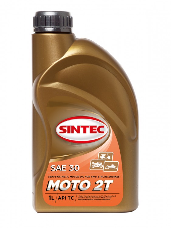 Масло моторное Sintec Moto 2T 1л