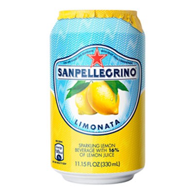 San Pellegrino, лимон, 0.33 л., газ, ж/б (24 шт.)