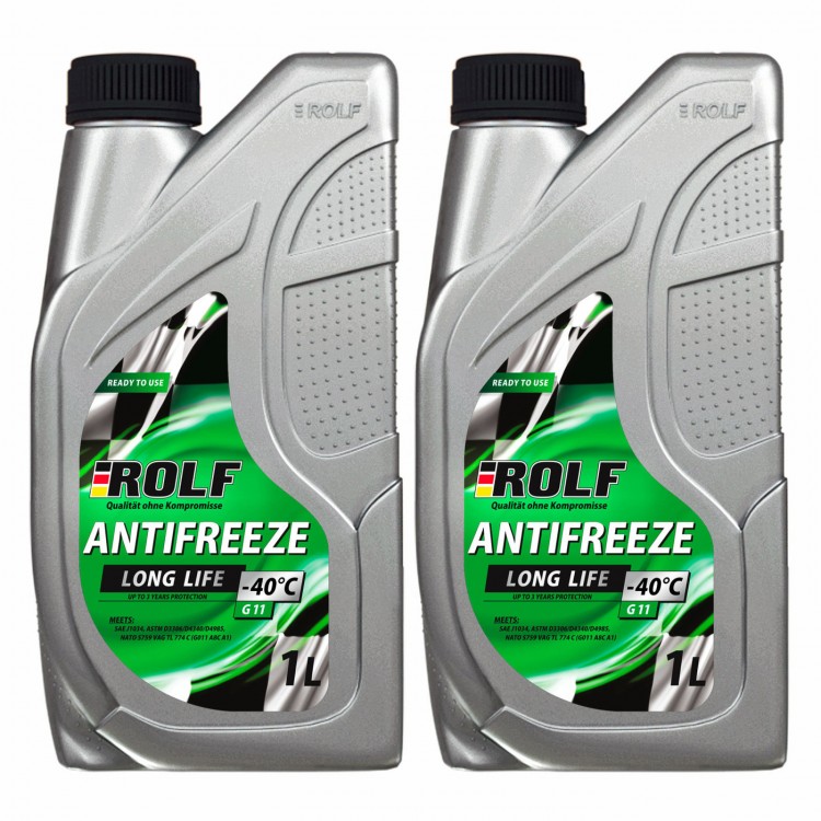 Антифриз ROLF Antifreeze G11 Green 1л (2 канистры)