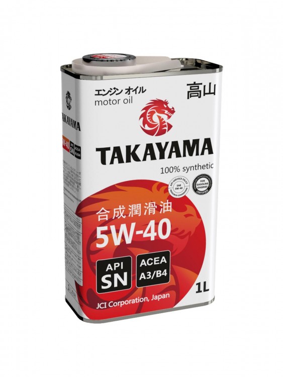 Масло моторное TAKAYAMA  SAE  5W-40, API SN/CF  1л