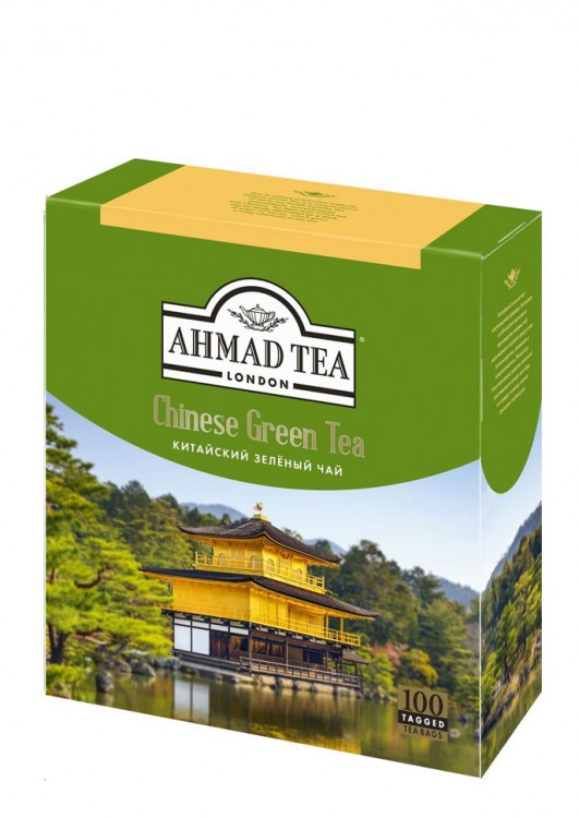 Чай Ahmad Tea зеленый (100 пак.)