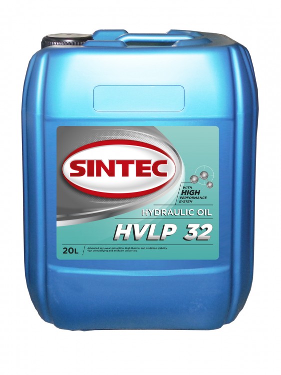 Масло гидравлическое Sintec Hydraulic HVLP 32 20л