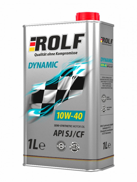 Масло моторное ROLF Dynamic SAE 10W-40 API SJ/CF 1л