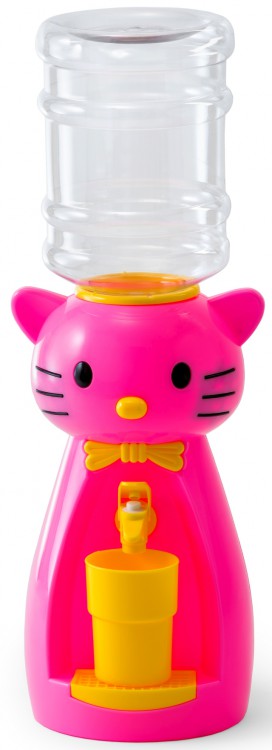 Детский кулер для воды VATTEN kids Kitty pink со стаканом