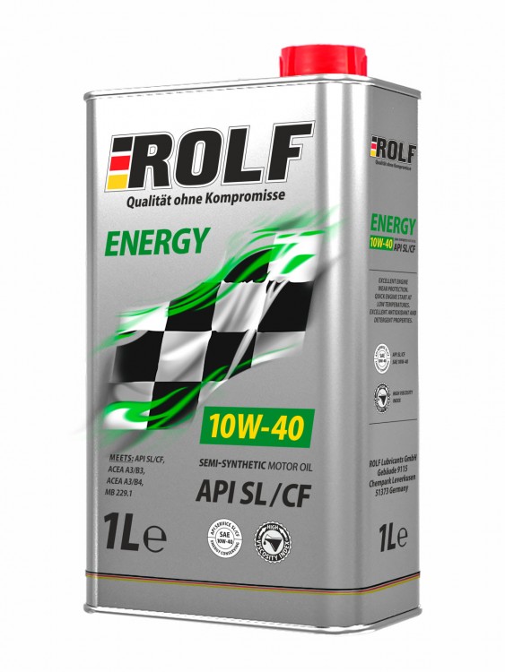Масло моторное ROLF Energy SAE 10W-40 API SL/CF 1л