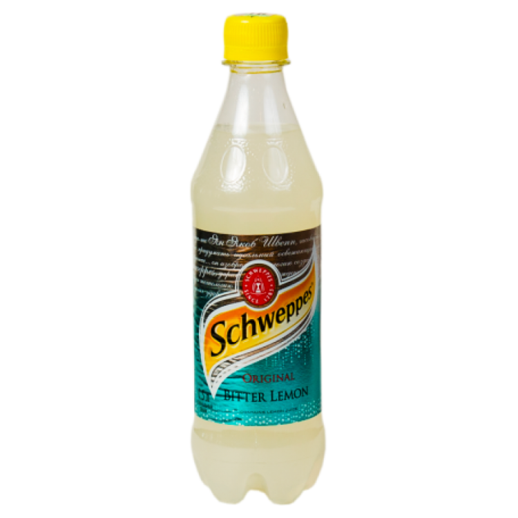 Швепс/Schweppes Биттер Лимон, 0,5 л. (24шт.)