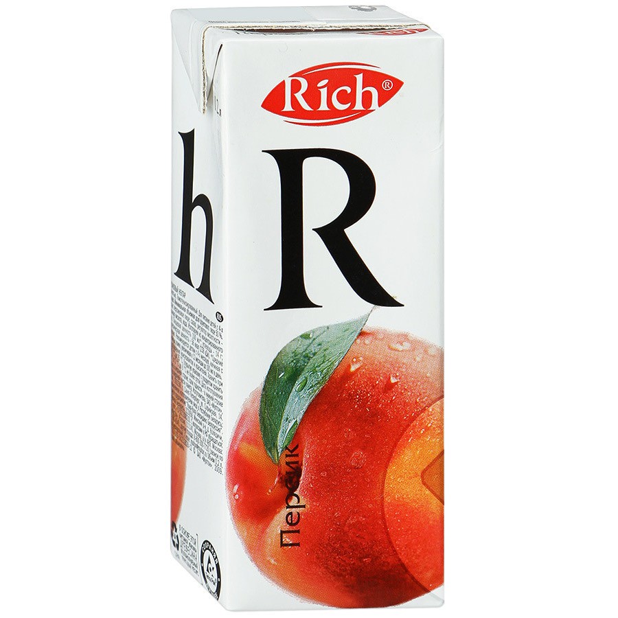 Купить сок 200 мл. Сок Рич 0.2. Соки Rich 0.2 персик. Нектар Rich персиковый 0.2л. Сок Rich персик 200 мл.