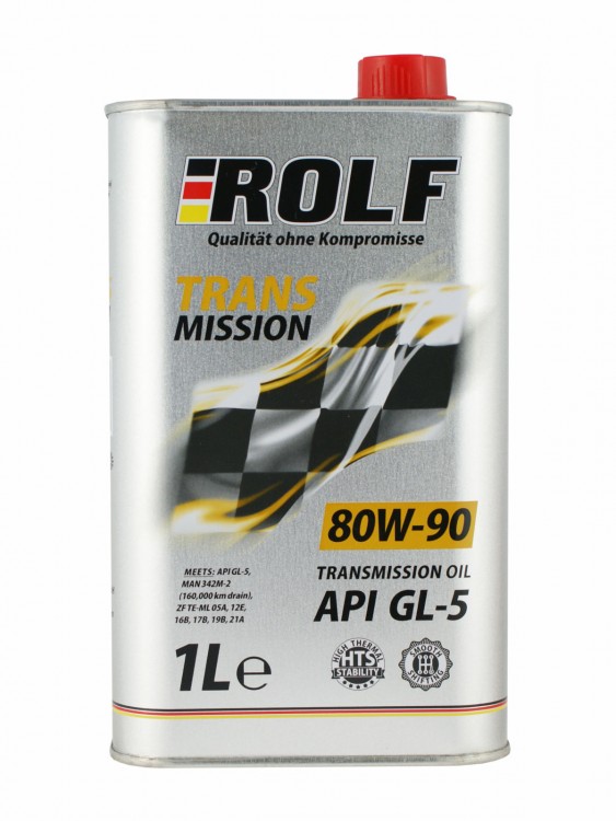Масло трансмиссионное ROLF Transmission SAE 80W-90 API GL-5 1л